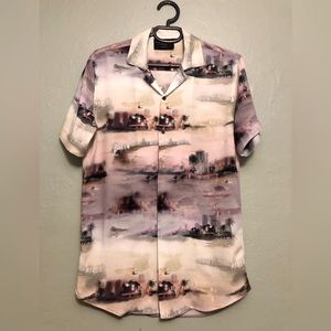 Criminal Damage by Dolls Kill Size M Miami Button Up Shirt
